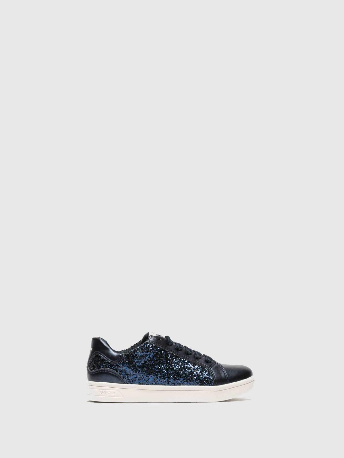 Geox Navy Lace-up Trainers